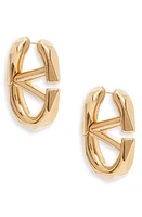 Valentino Garavani VLOGO Boldie Hoop Earrings in Cs4 Oro 18 at Nordstrom