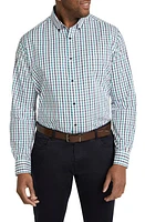 Johnny Bigg Derby Check Button-Down Shirt Green at Nordstrom,