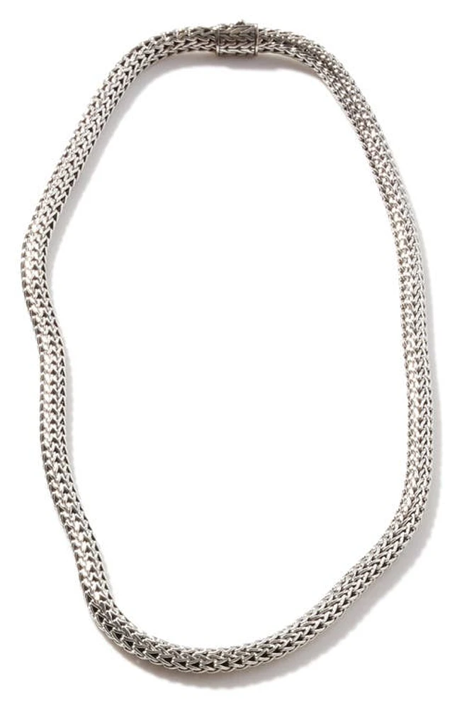 John Hardy Icon Chain Necklace in Silver at Nordstrom, Size 16