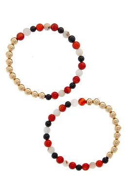 The Healer's Collection N4 Body Healing Set of 2 Healer's Bracelets in Yellow Gold at Nordstrom