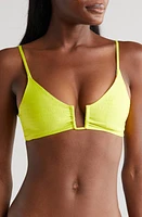 Maaji Bia Lime Green Reversible Bikini Top at Nordstrom,