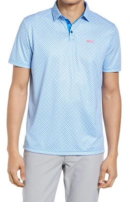 Black Clover Men's Fleur-de-Luck Polo Shirt in Delirium at Nordstrom, Size Medium