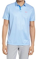 Black Clover Men's Fleur-de-Luck Polo Shirt in Delirium at Nordstrom, Size Medium