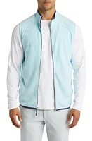 Peter Millar Thermal Flow Microfleece Vest Celeste at Nordstrom,