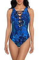 Magicsuit Jewels the Nile Steffi One-Piece Swimsuit Blue Multi at Nordstrom,