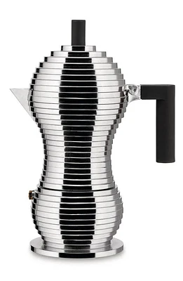 ALESSI Pulcina -Cup Espresso Coffee Maker in Silver at Nordstrom