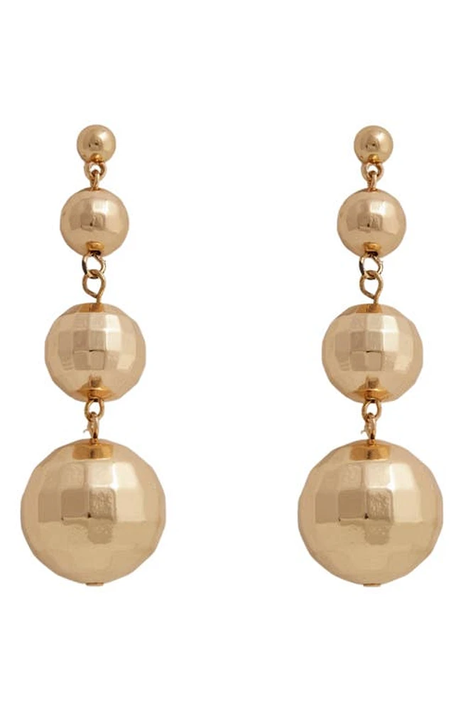 Petit Moments Donna Disco Ball Drop Earrings in Gold at Nordstrom