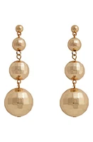 Petit Moments Donna Disco Ball Drop Earrings in Gold at Nordstrom