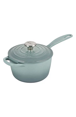 Le Creuset Signature 1.75-Quart Enameled Cast Iron Saucepan in Sea Salt at Nordstrom