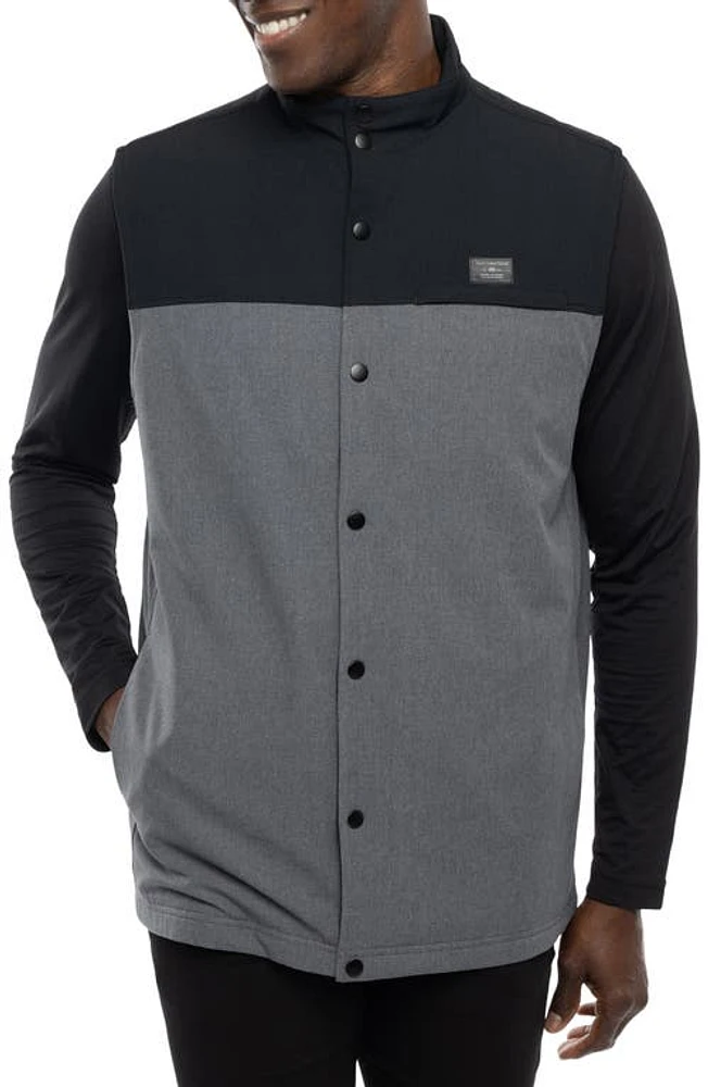 TravisMathew Navigational Report Vest Black at Nordstrom,