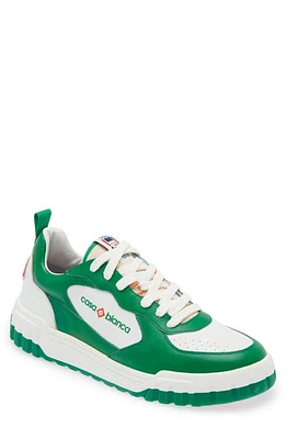 Casablanca Tennis Court Sneaker in Green/White at Nordstrom, Size 11