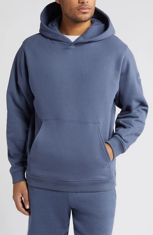 Alo Renown Cotton Blend Hoodie Bluestone at Nordstrom,