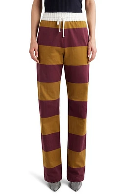 Dries Van Noten Block Stripe Cotton Sweatpants at Nordstrom, Us