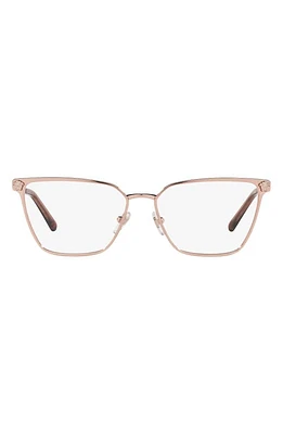 Versace 54mm Optical Glasses in Rose Gold/Demo Lens at Nordstrom