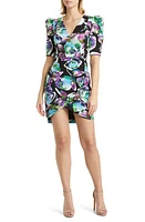 Black Halo Neyda Floral Sheath Dress Secret Grove at Nordstrom,