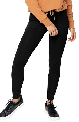 GIBSONLOOK Fitted Joggers Black at Nordstrom,