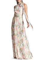 Sachin & Babi Kayla Halter Gown Antique Bouquet at Nordstrom,