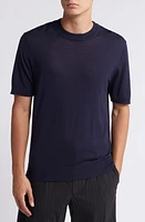 NN07 Harold 6584 Short Sleeve Wool Blend Crewneck Sweater at Nordstrom,