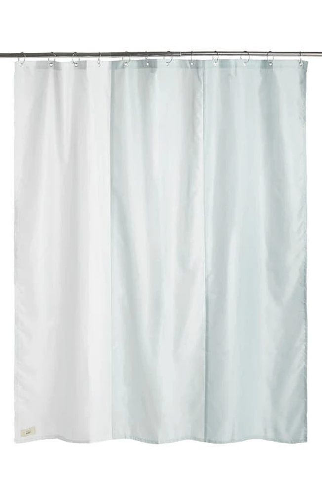 HAY Aquarelle Gradient Shower Curtain in Eucalyptus at Nordstrom