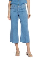 NYDJ Brigitte High Waist Capri Wide Leg Jeans Light Marine at Nordstrom,