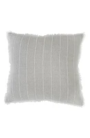 Pom Pom at Home Henley Stripe Square Pillow in Oat at Nordstrom