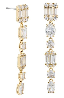 Nadri Linear Drop Earrings in Gold at Nordstrom