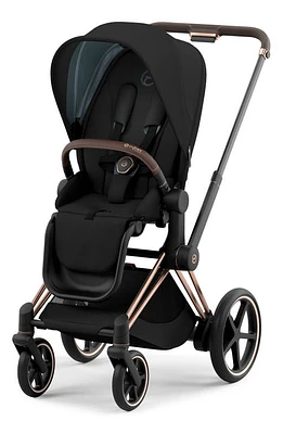 CYBEX e-PRIAM 2 Electronic Smart Stroller in Deep Black at Nordstrom