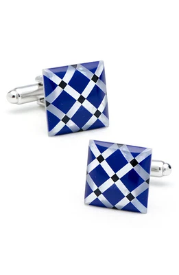 Cufflinks, Inc. Mother-of-Pearl & Onyx Cuff Links in Blue/White at Nordstrom