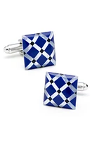 Cufflinks, Inc. Mother-of-Pearl & Onyx Cuff Links in Blue/White at Nordstrom