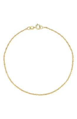 Bony Levy 14K Gold Chain Bracelet Yellow at Nordstrom,