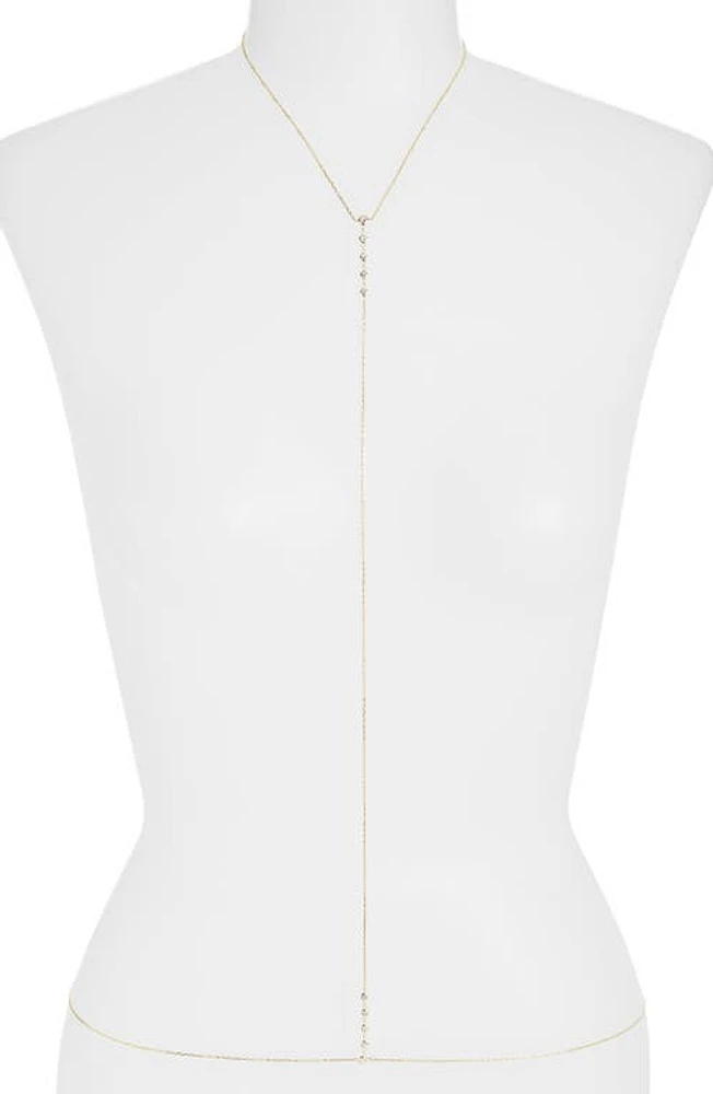 SHYMI Cubic Zirconia Body Chain in Gold at Nordstrom