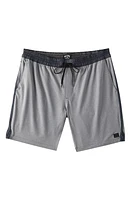 Billabong Crossfire Swim Trunks Light Grey/Navy at Nordstrom,