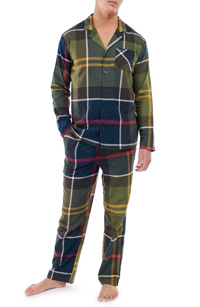 Barbour Large Scale Laith Pajama Set Classic Tartan at