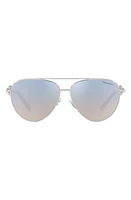 Tiffany & Co. 59mm Gradient Pilot Sunglasses in Silver at Nordstrom