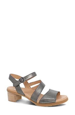 Dansko Tansy Sandal Gunmetal at Nordstrom,