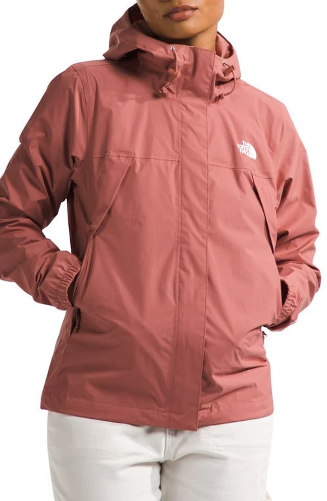 The North Face Antora Water Repellent Jacket in Light Mahogany at Nordstrom, Size X-Small