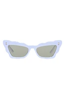 AIRE Gamma Ray 51mm Cat Eye Sunglasses in Ivory at Nordstrom