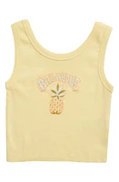 Billabong Kids' Stay Sunny Cotton Graphic Crop Tank Cali Rays at Nordstrom