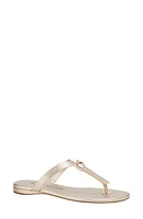 Kate Spade New York knott flip flop Pale Gold at Nordstrom,