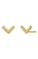 Bony Levy 14K Gold Chevron Earrings at Nordstrom