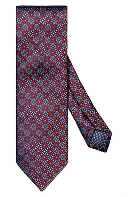 Eton Floral Silk Tie in Medium Red at Nordstrom