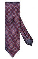 Eton Floral Silk Tie in Medium Red at Nordstrom