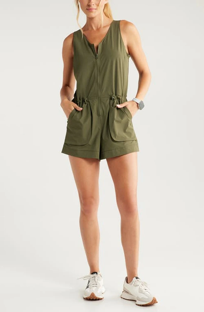 zella Navigator Short Romper at Nordstrom,