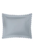 Matouk Diamond Piqué Pillow Sham in Hazy Blue at Nordstrom