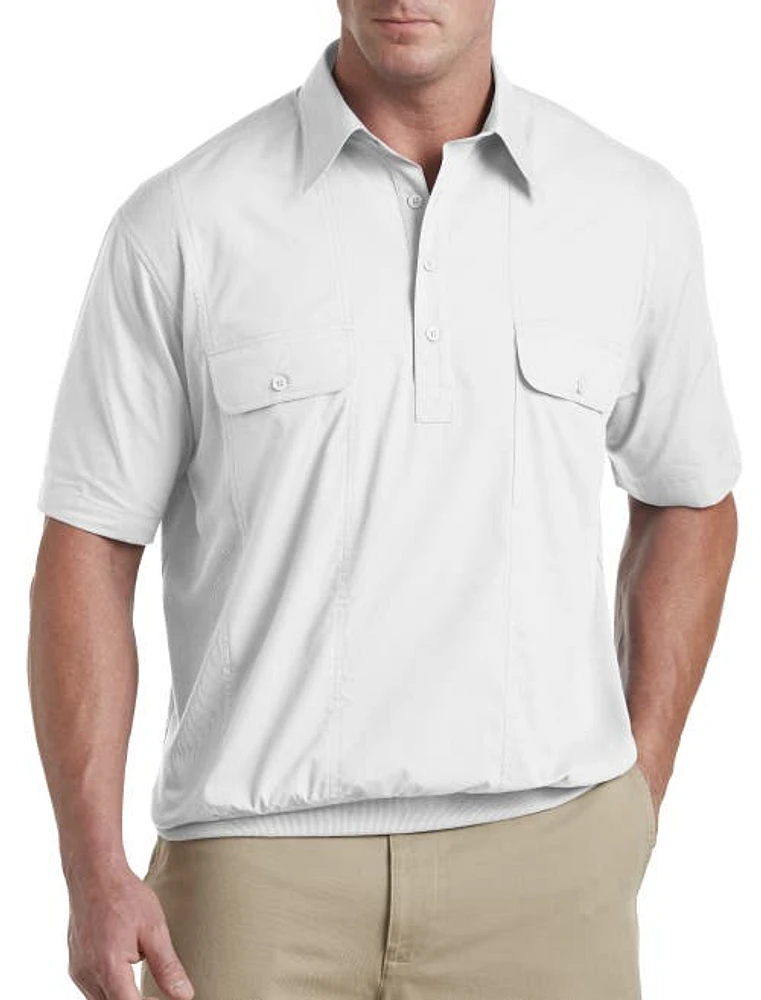 Harbor Bay by DXL Banded-Hem Polo Shirt at Nordstrom,