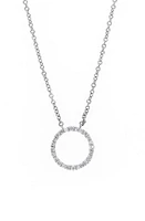 Bony Levy Icons Petite Circle Pendant Necklace in White Gold at Nordstrom, Size 18 In