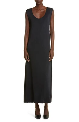 The Row Eby Scoop Neck Sleeveless Dress Black at Nordstrom,