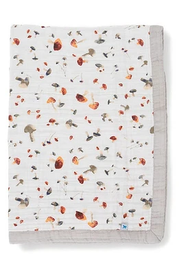 little unicorn Cotton Muslin Baby Quilt in Mushrooms at Nordstrom