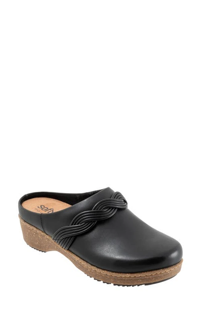 SoftWalk Arvada Twist Mule Black at Nordstrom,