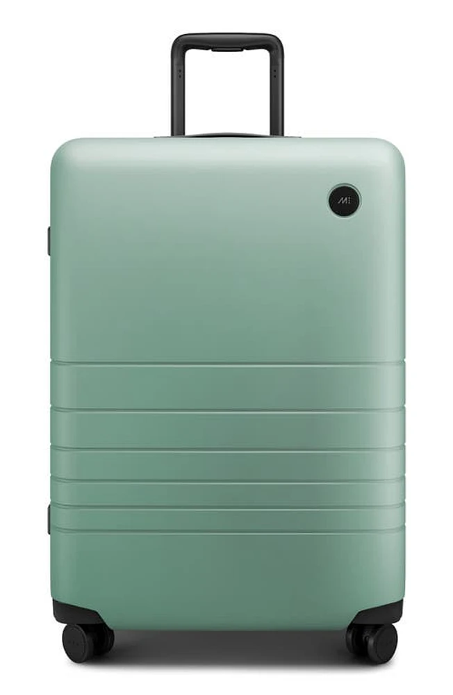 Monos 23-Inch Medium Check-In Spinner Luggage in Sage Green at Nordstrom